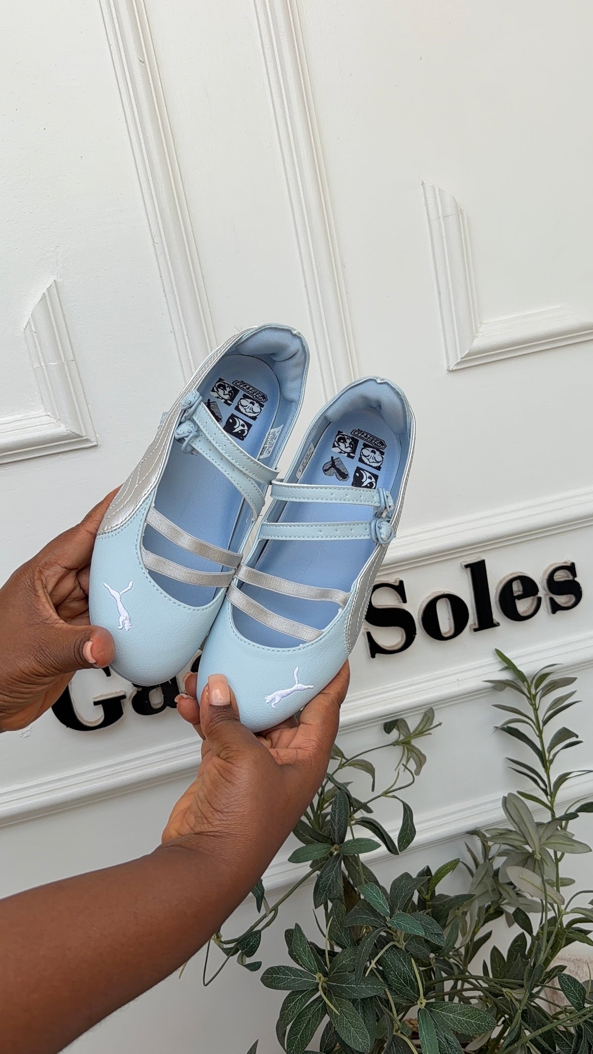 Amara speadcat ballet flats blue