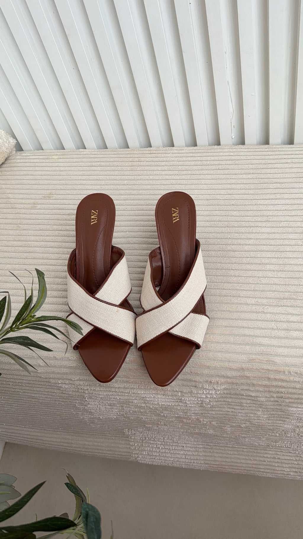 Opal slipper heels