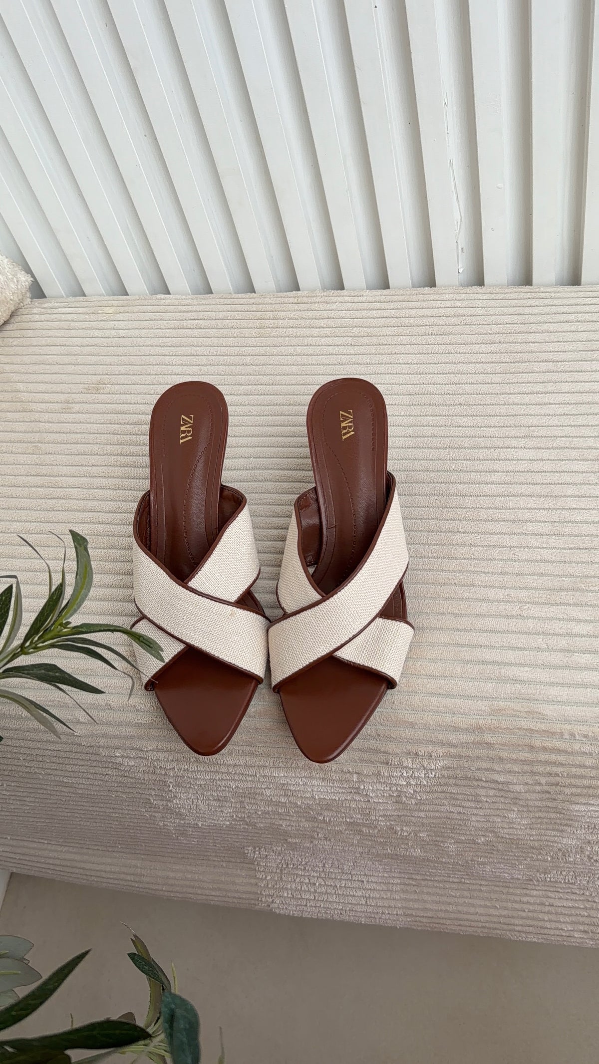Opal slipper heels