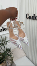 Lois white heels
