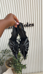 Dolly black sling back