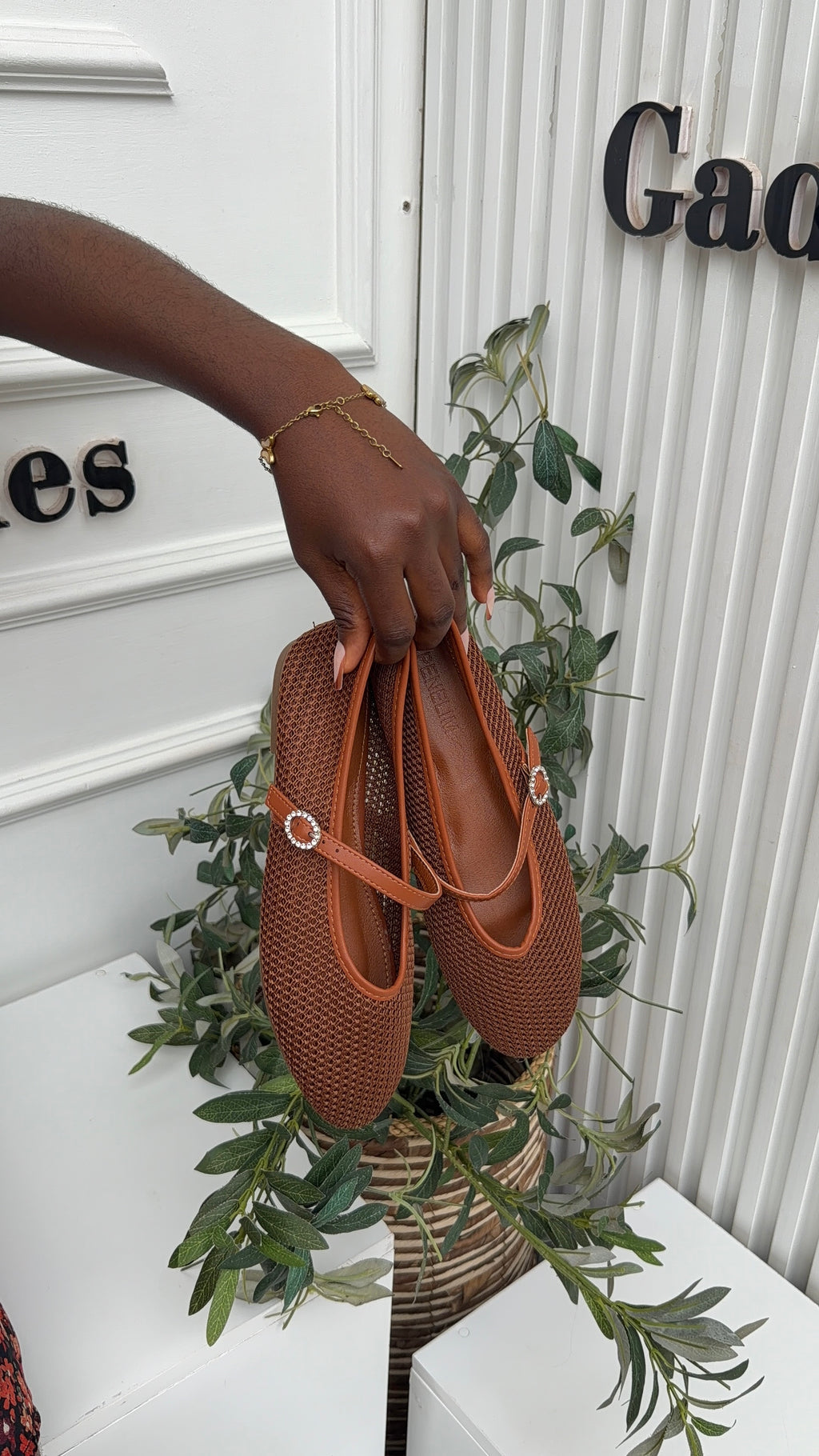 Sena brown ballet flat