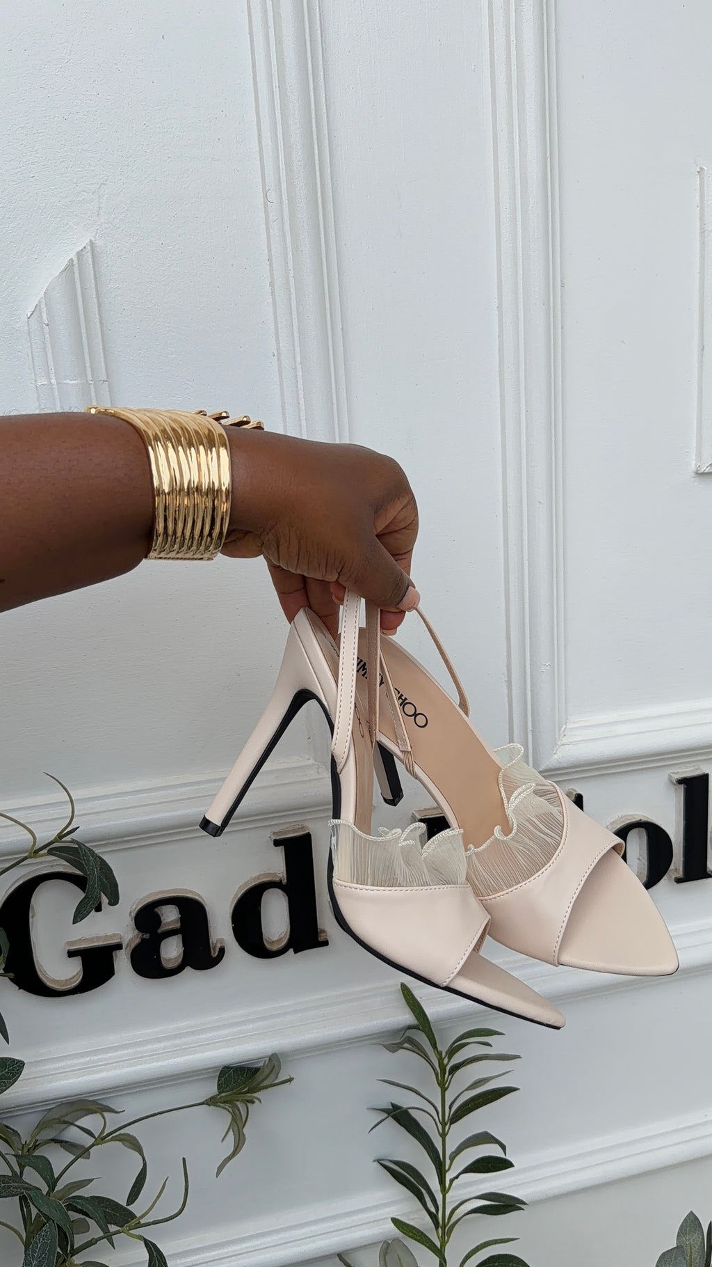 Bella nude sandal heels