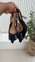 Daisy black sling back