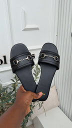 Kira black flats