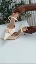 Ivy nude sling back