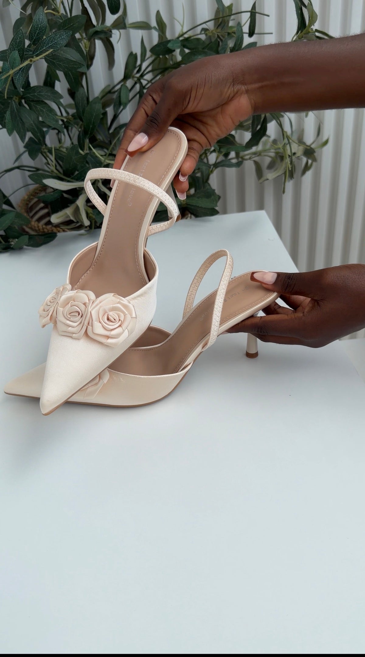 Ivy nude sling back