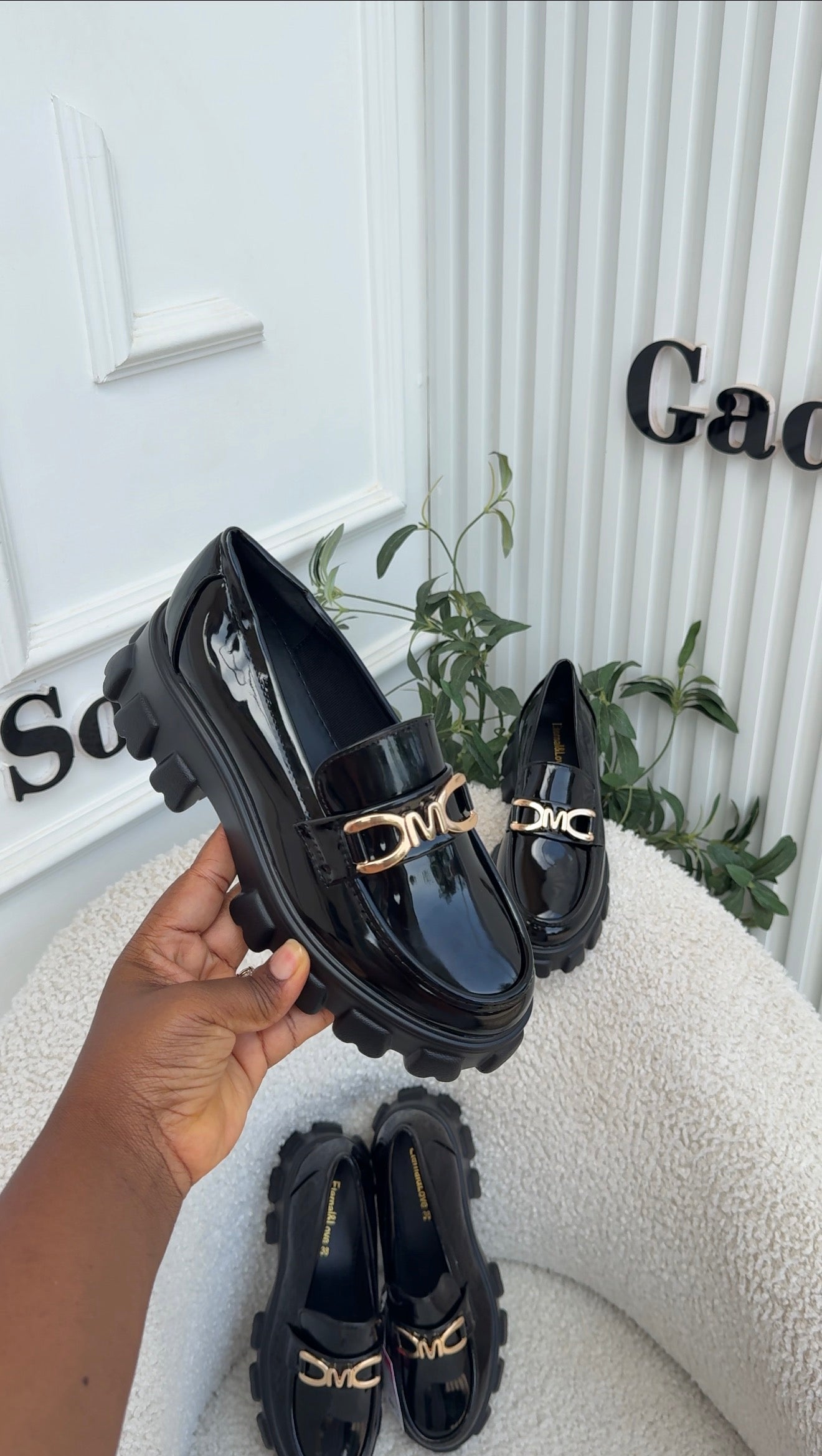 Elise Black Loafers