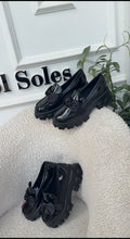 Ella Bow Black Loafers