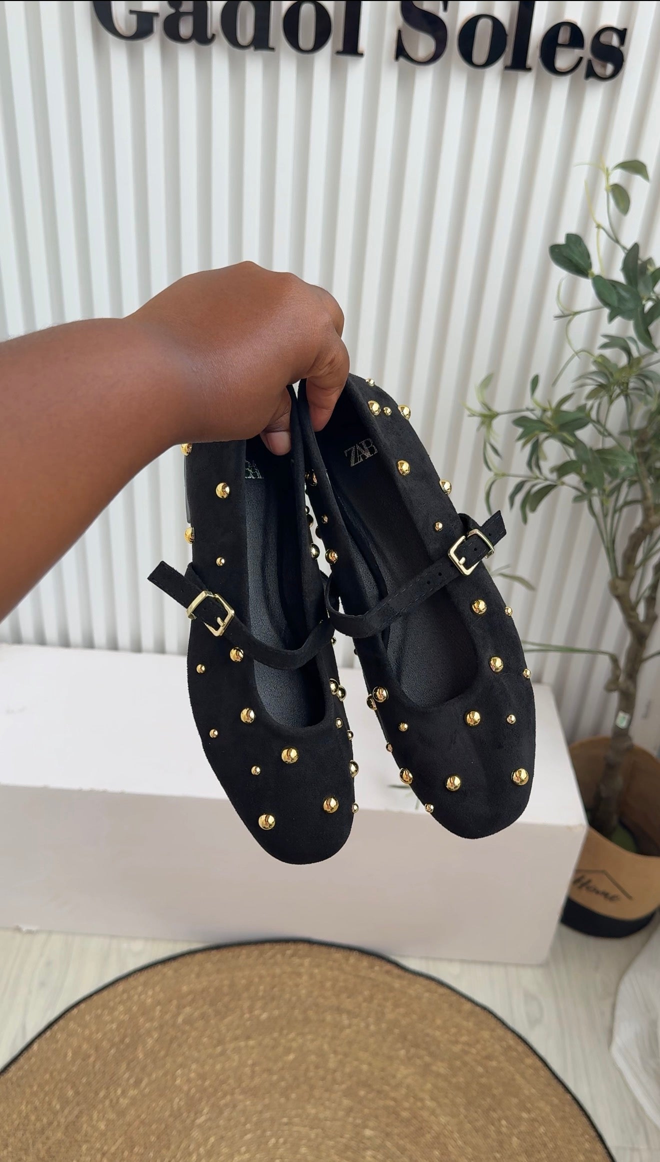 Thalia Black Flats