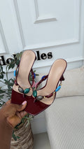 Vanny Slipper heels Wine